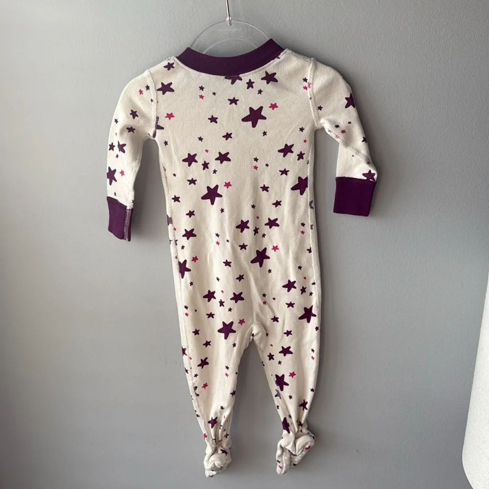 Hanna‎ Andersson Moon & Back Purple Star Pajamas